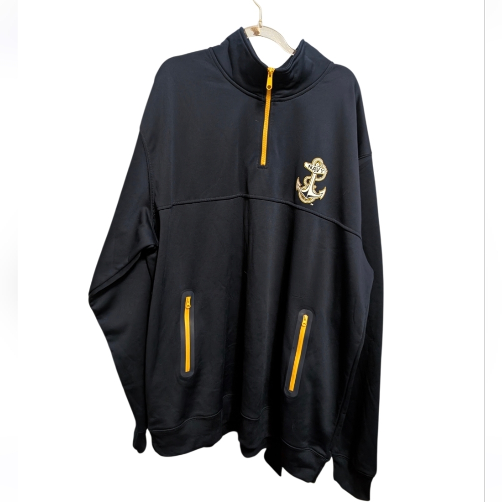 Men's Navy Quarter-Zip Pullover